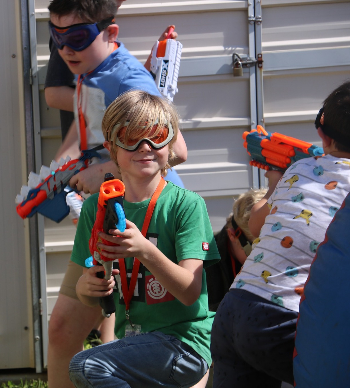 Nerf Battles Physical Excercise